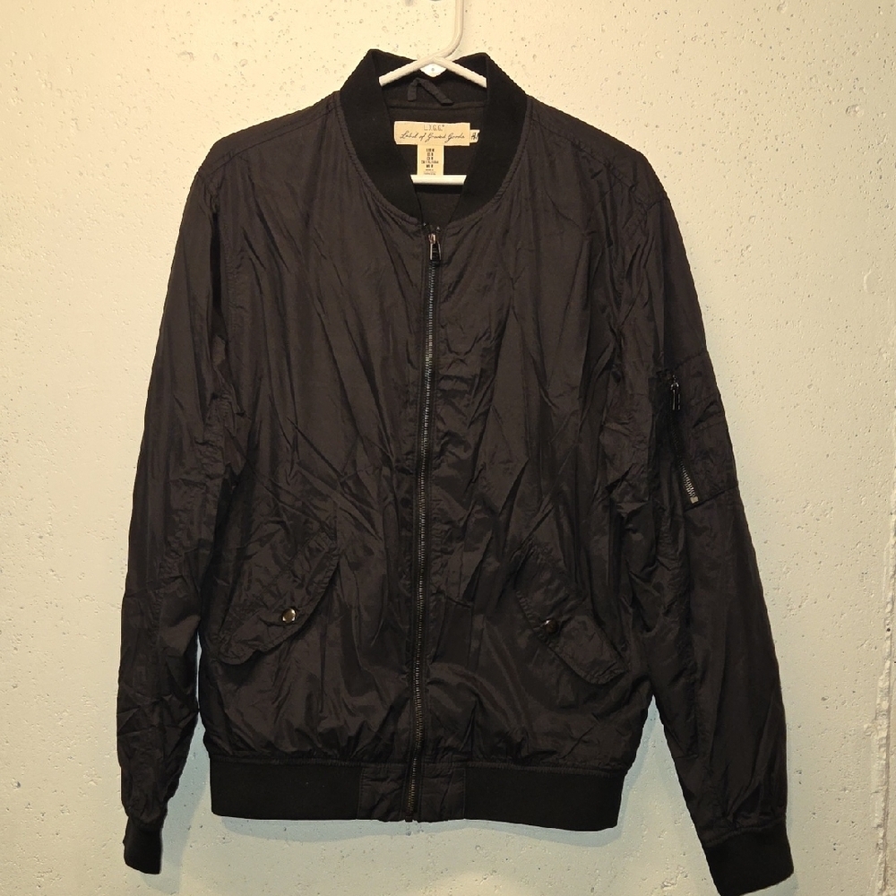H&M Men's Black Bomber Jacket (Medium)